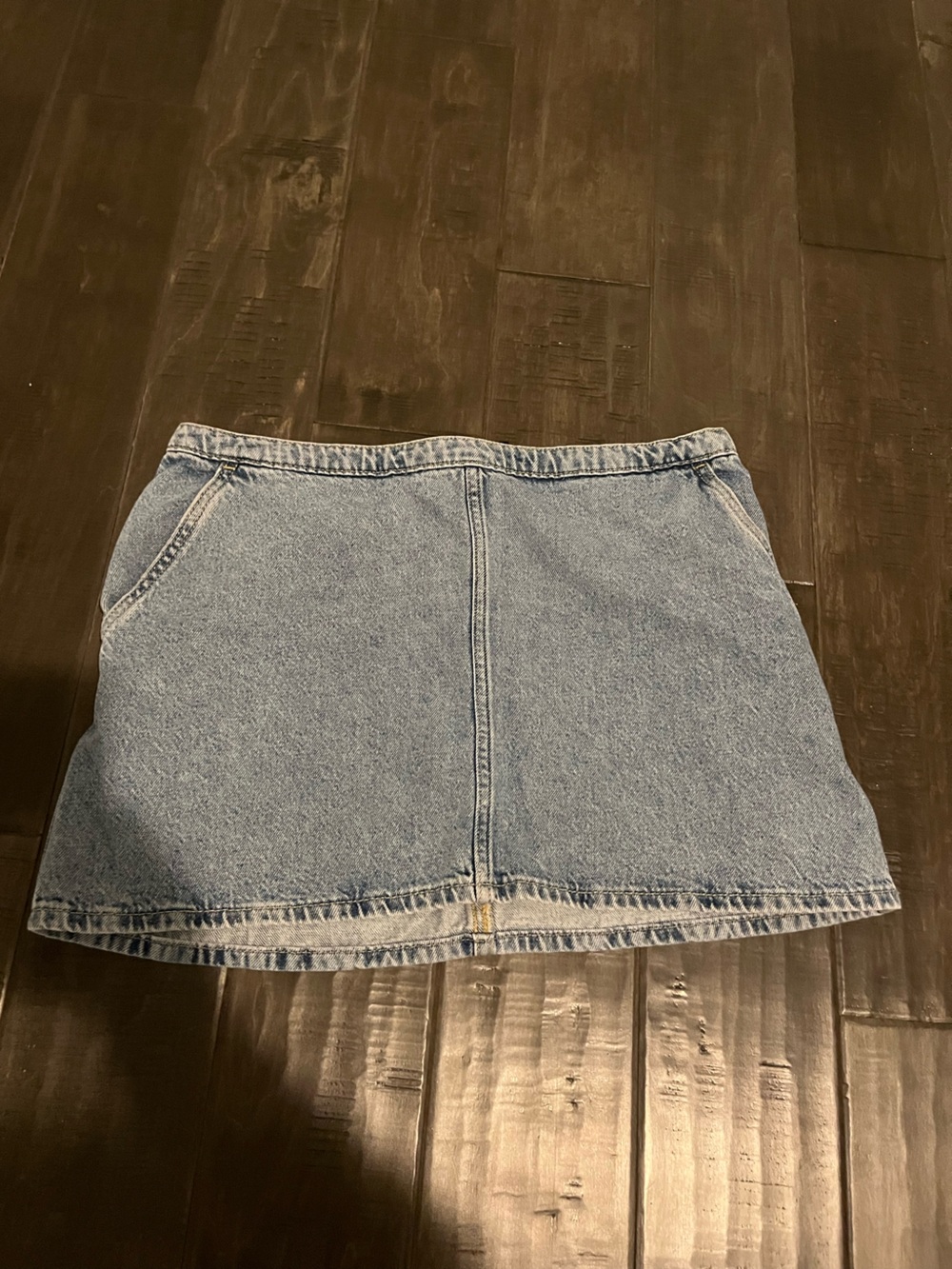 Divided Light Blue Denim Mini Skirt